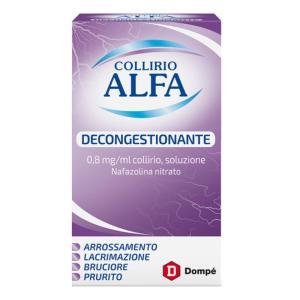 Collirio decongestionante 0,8 mg/ml fl 10ml per arrossamento, lacrimazione e prurito degli occhi - uso con cautela in caso di patologie preesistenti