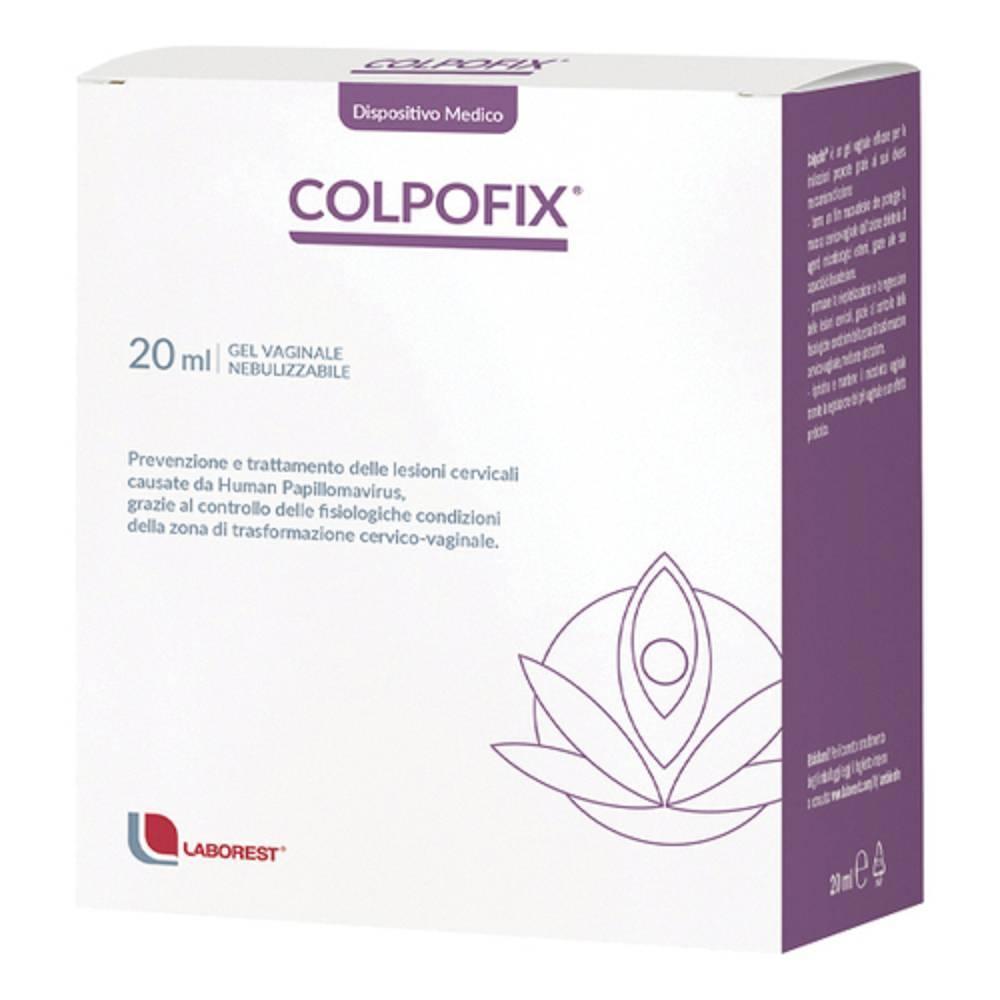 colpofix trattamento ginecologico colpofix 20ml con 10 applicatori per il benessere della mucosa cervico-vaginale e controllo hpv - foto 1