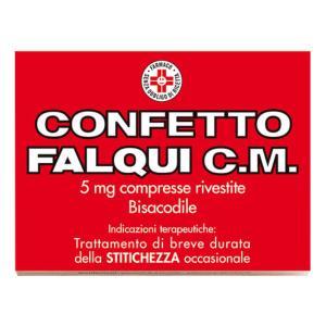 Confetto  c.m. 5 mg compresse rivestite - lassativo per stitichezza occasionale con bisacodile - uso controllato e precauzioni