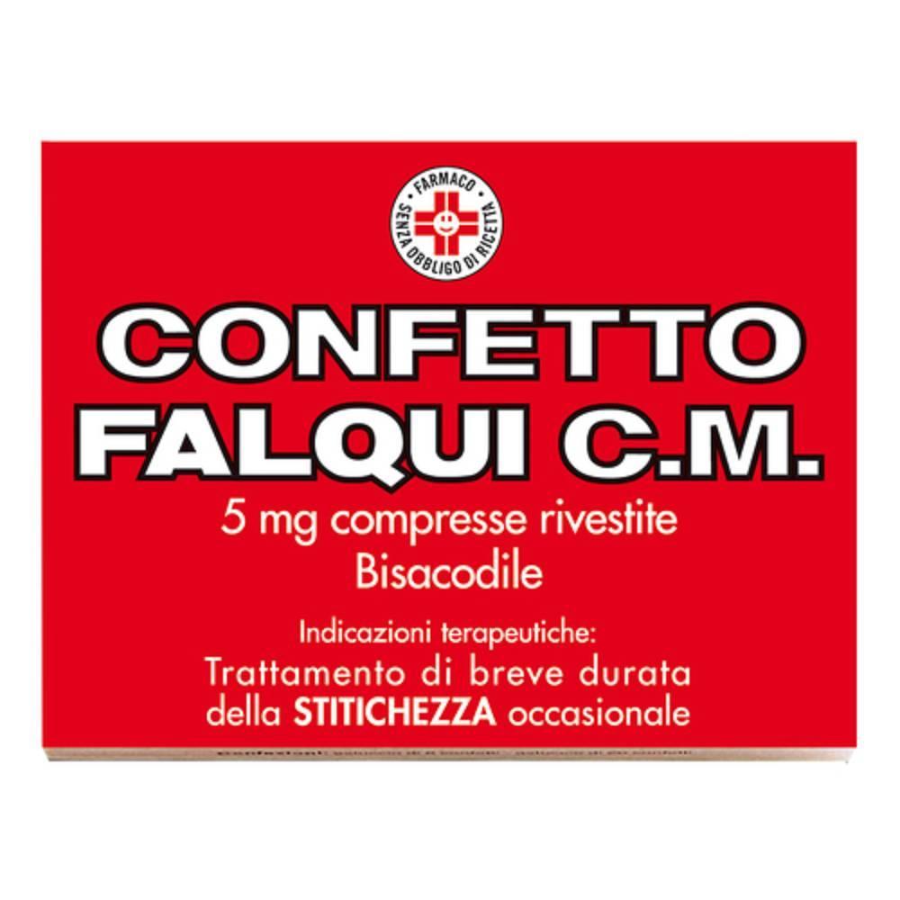 falqui confetto falqui c.m. 5 mg compresse rivestite - lassativo per stitichezza occasionale con bisacodile - uso controllato e precauzioni - foto 1