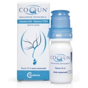 Soluzione oftalmica  10ml con coenzima q10 e vitamina e per il trattamento del glaucoma e protezione oculare