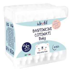 Cotton fioc baby biodegradabili 56 pezzi - bastoncini per la pulizia delle orecchie ideali per neonati e bambini