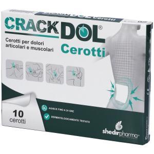Cerotto crackdol 10 pezzi - cerotti pronti per il sollievo e la protezione della pelle