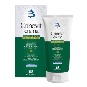Crema nutriente e rinforzante per capelli secchi, deboli e sfibrati - crinevit crema 150ml, lenitiva per cuoio capelluto e antidiradamento