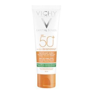 Crema anti acne puri spf50+ 50ml - trattamento opacizzante 3 in 1 con argilla verde e estratto di bifidus per una pelle matt e protetta