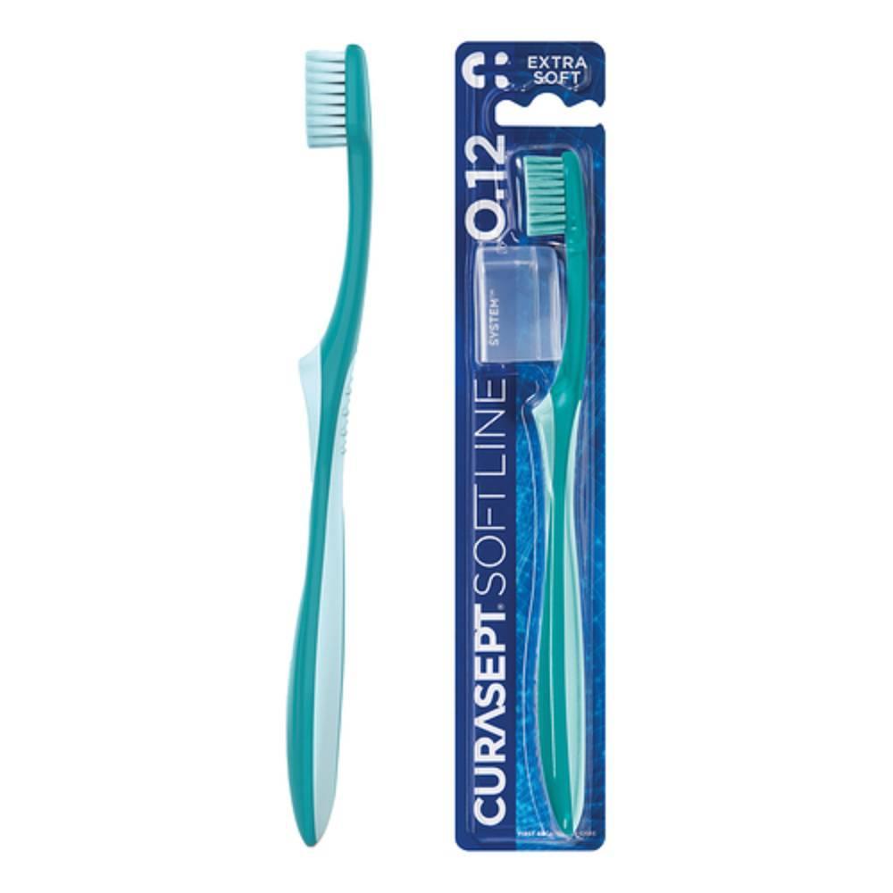 curasept spazzolino extra soft 0.12 per una pulizia delicata e protezione gengivale - ideale per uso con dentifricio e collutorio - foto 1