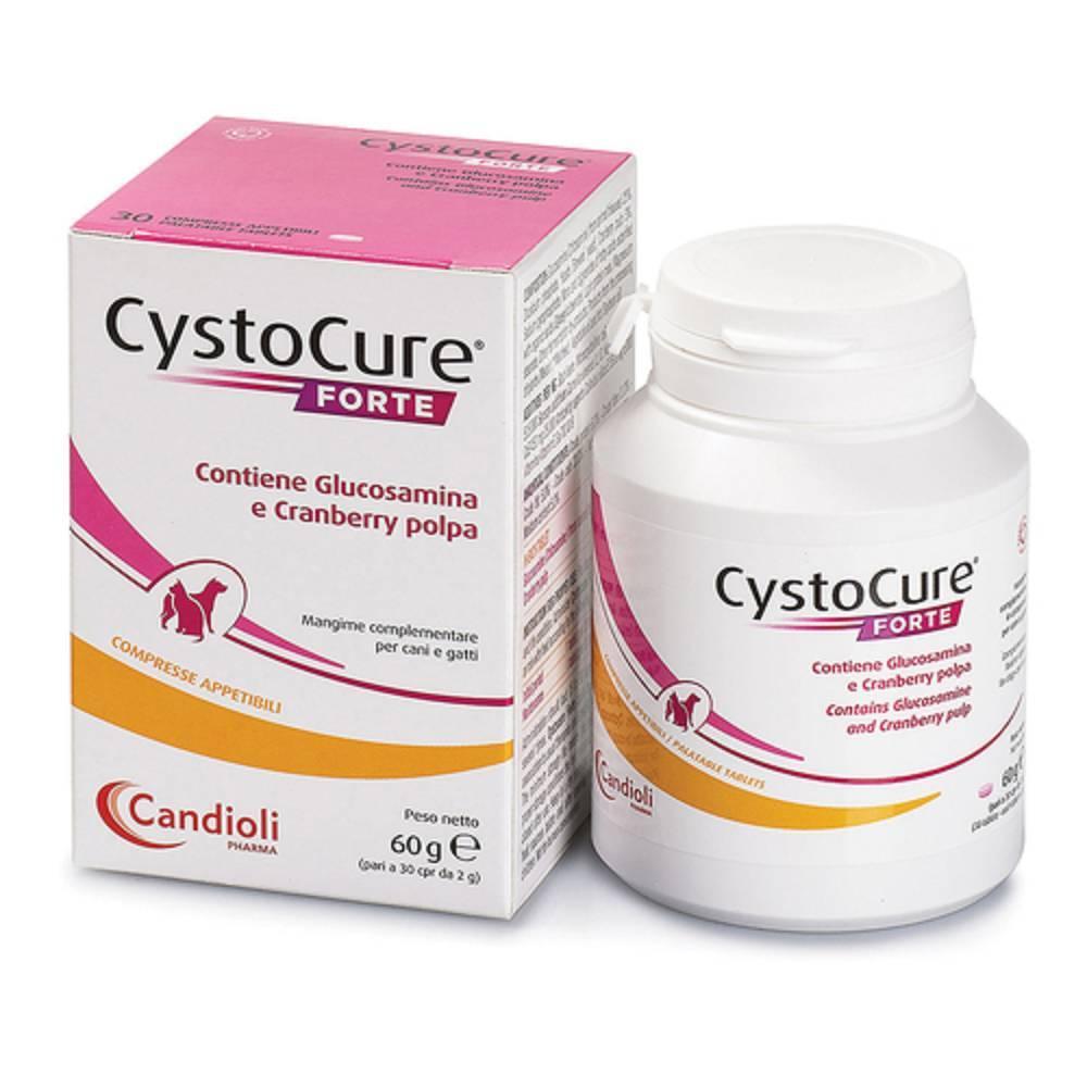 cystocure integratore cystocure forte per vie urinarie - 30 compresse appetibili per infezioni e supporto veterinario - foto 1