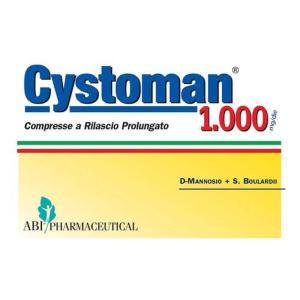 Integratore alimentare  1000 - 12 compresse di fermenti lattici e d-mannosio per equilibrio intestinale e salute uro-genitale