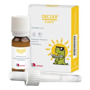 Integratore alimentare di vitamina d e dha in flacone da 15ml per il normale assorbimento del calcio e sviluppo scheletrico