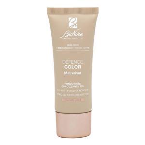 Fondotinta opacizzante defence color mat velvet 12h 404 beige naturel - finish naturale e vellutato con spf 15