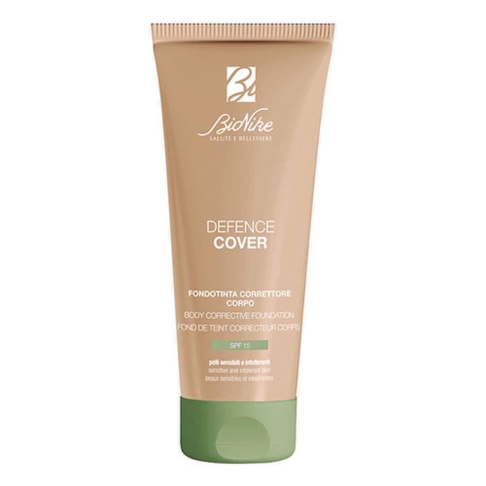 bionike fondotinta correttore corpo defence cover 401 - copertura ultra-coprente per inestetismi, vitiligine, varici e cicatrici - spf 15, resistente all'acqua - foto 1