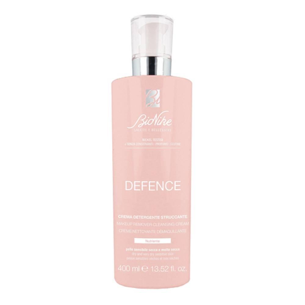bionike crema detergente struccante per viso, occhi e labbra - idratante e senza conservanti, 400 ml - foto 1