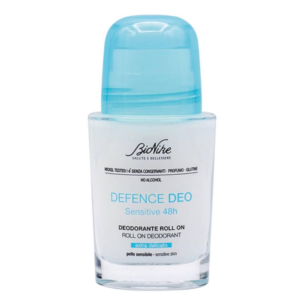 bionike deodorante roll-on sensitive senza alcool e profumo per pelli intolleranti - efficacia fino a 48 ore - foto 1