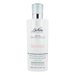 Gel detergente riequilibrante defence 200ml per purificare e opacizzare la pelle, senza conservanti e profumo