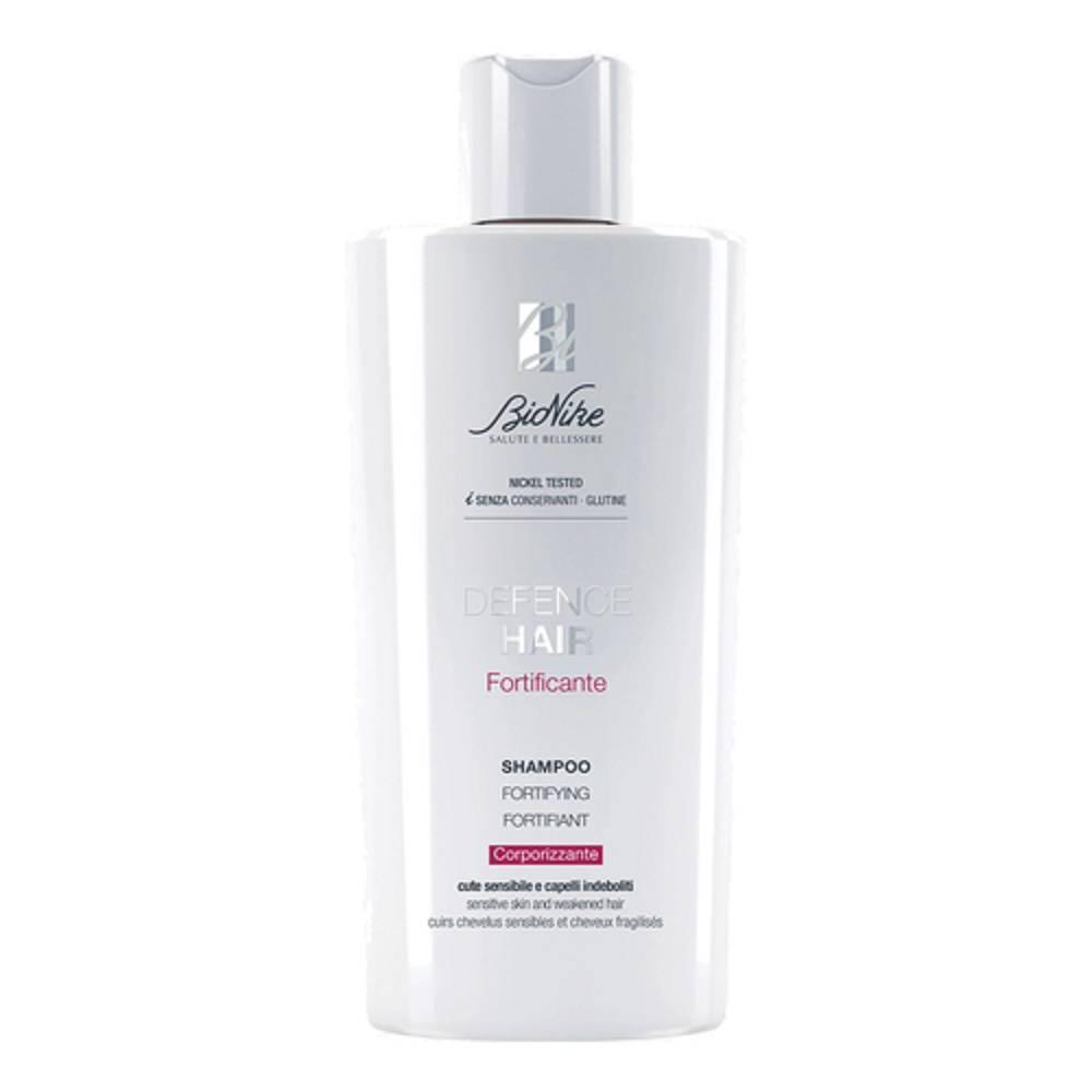 bionike shampoo ridensificante defence hair per capelli forti e voluminosi - azione corporizzante e senza conservanti, 200 ml - foto 1