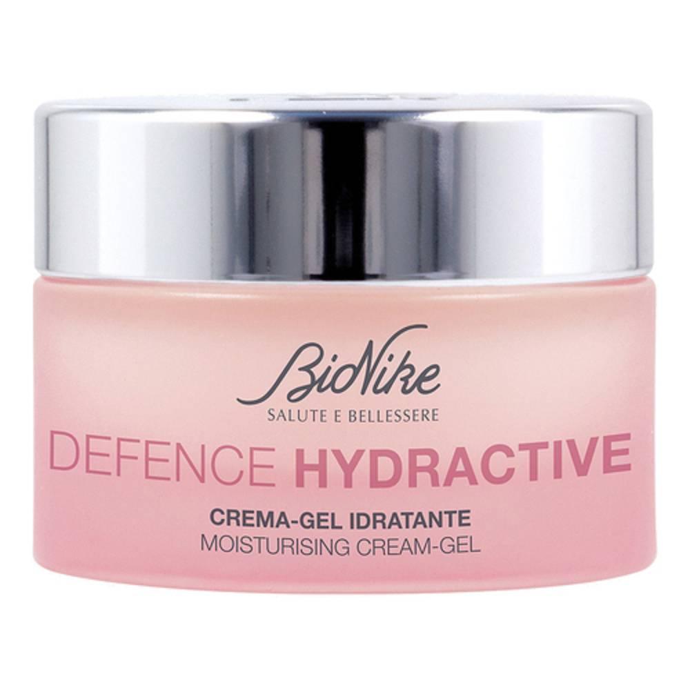bionike crema-gel idratante defence hydractive per una pelle radiosa e protetta fino a 48 ore, nichel tested e senza conservanti - vaso 50 ml - foto 1