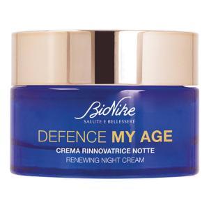 Crema rinnovatrice notte defence my age 50ml per tutti i tipi di pelle, anti-invecchiamento e idratante per donne over 50