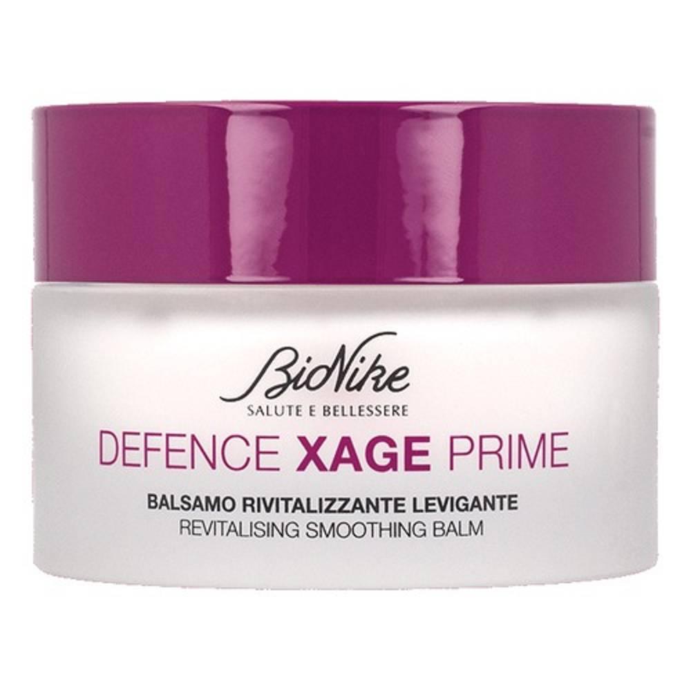 bionike balsamo rivitalizzante levigante defence xage prime - trattamento antiage per viso con estratto di litchi e complesso rejuvenate sgf - 50 ml - foto 1