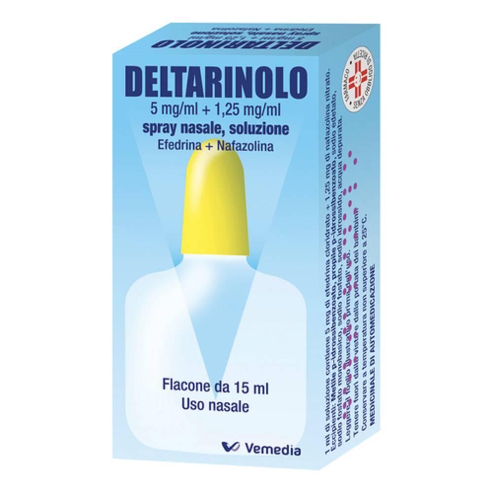 deltarinolo spray nasale deltarinolo 15ml - decongestionante efficace per rinite e congestione nasale - foto 1