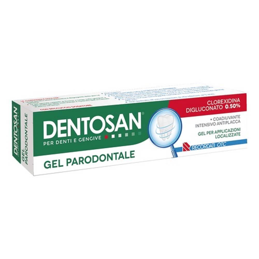 dentosan gel parodontale dentosan 30ml - azione antiplacca con clorexidina per gengive sane e protette - foto 1