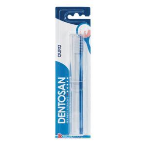 Spazzolino duro per igiene orale completa - setole nylon dupont, testina arrotondata, manico ergonomico per una pulizia efficace dei denti