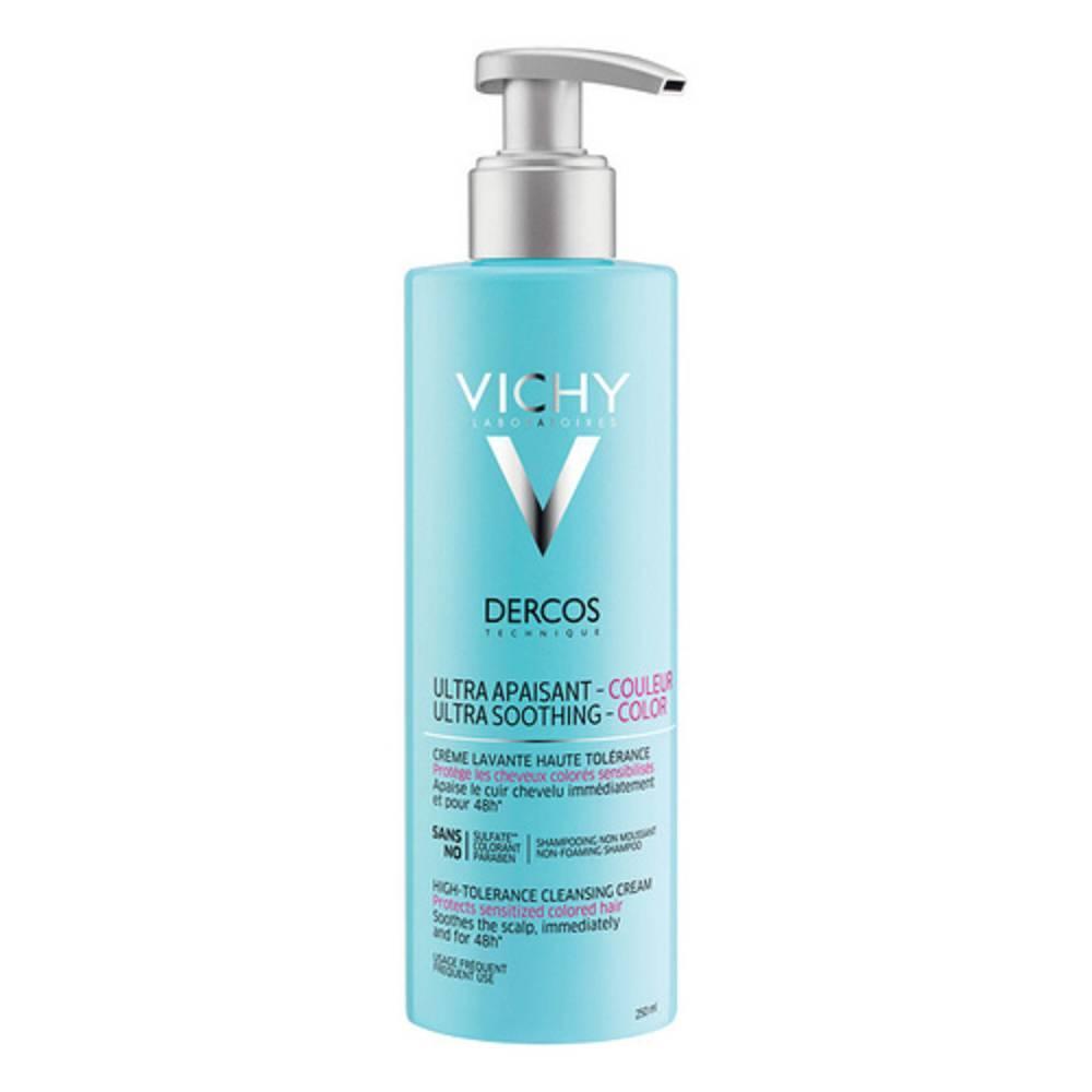 vichy shampoo ultralenitivo color per cuoio capelluto sensibile e capelli colorati - trattamento lenitivo e lavante senza solfati e parabeni - foto 1