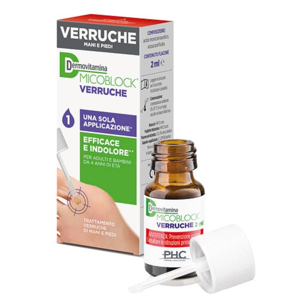 dermovitamina trattamento efficace e indolore per verruche di mani e piedi - dermovitamina verruche 2ml per adulti e bambini da 4 anni - foto 1