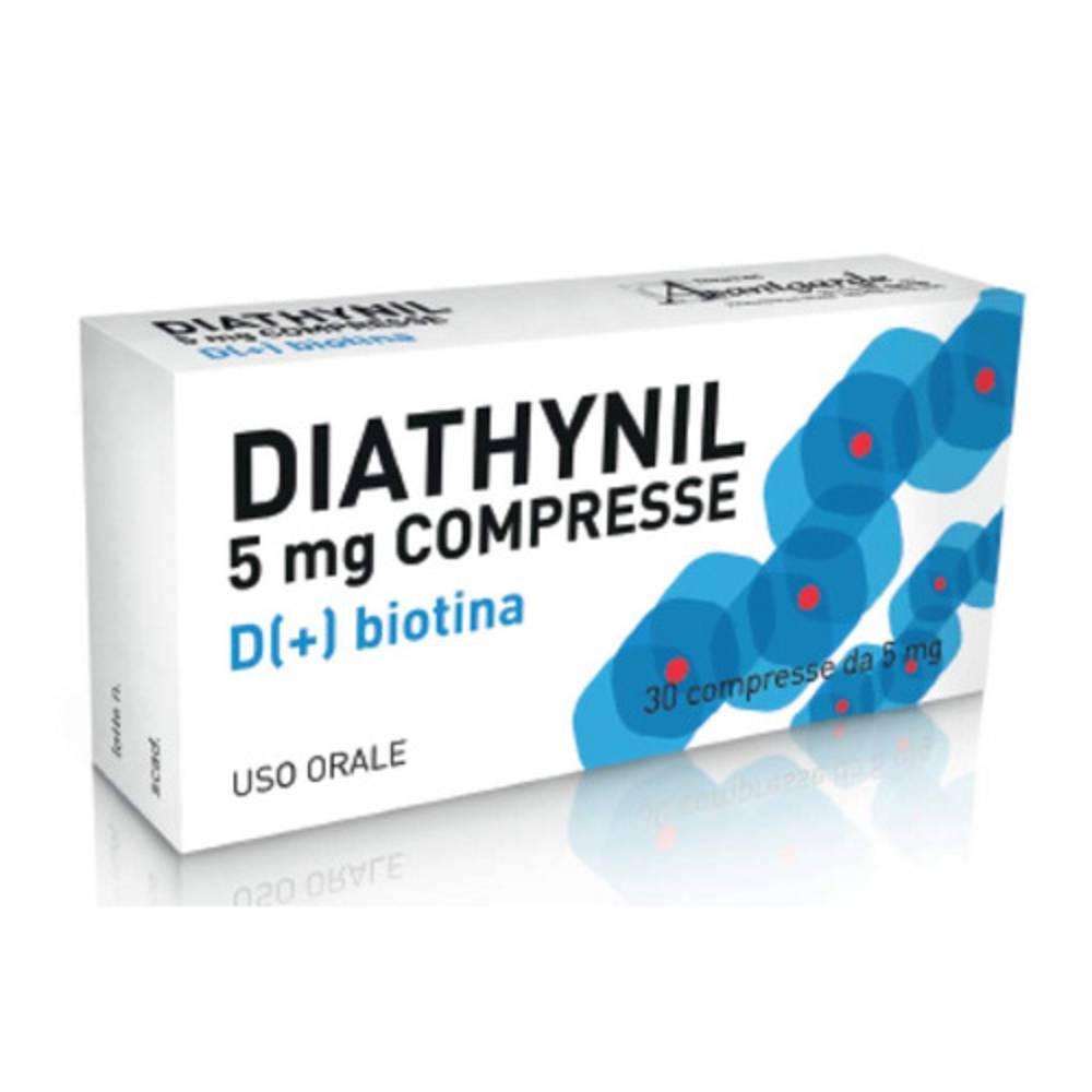 diathynil compresse diathynil 5 mg per trattamento alopecia, dermatite seborroica e carenze vitaminiche - foto 1