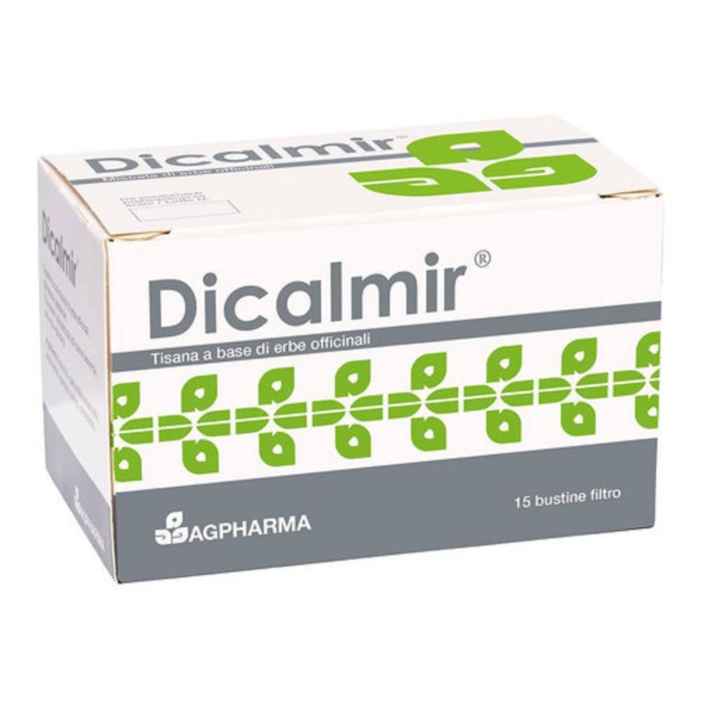 dicalmir miscela di erbe officinali dicalmir in bustine - tisana rinfrescante in confezione da 15 bustine da 2g per uso quotidiano - foto 1