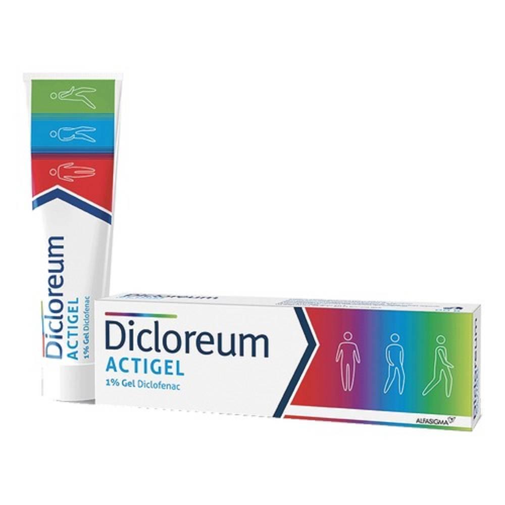 dicloreum gel antinfiammatorio topico dicloreum actigel 50g 1% per dolore e infiammazione della pelle - foto 1