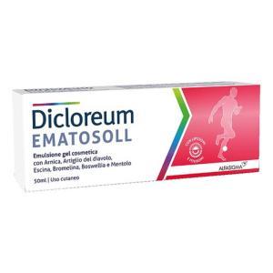 Gel cosmetico  ematosoll 50ml con arnica e mentolo per il benessere della pelle e azione lenitiva dopo attività sportive
