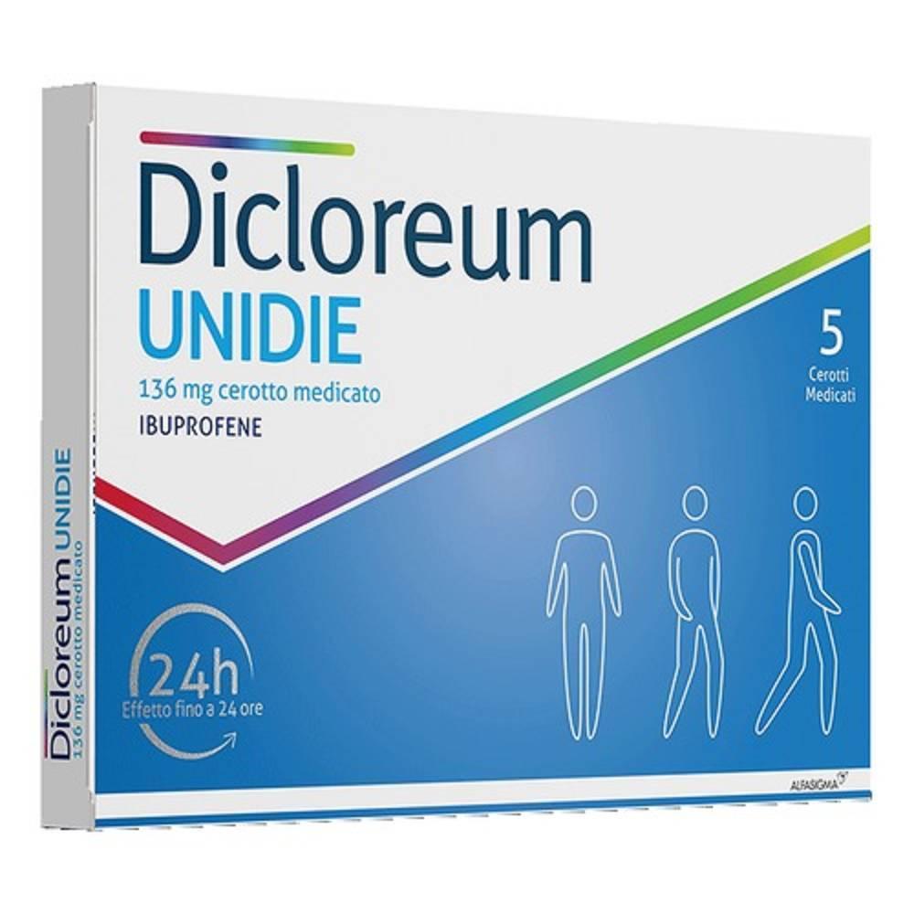 dicloreum dicloreum unidie 5 cerotti 136mg 24h - foto 1