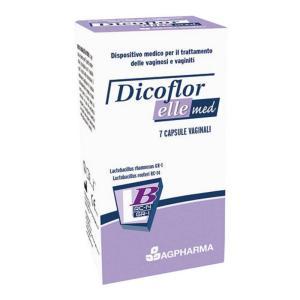 Trattamento per vaginosi e vaginiti con probiotici -  elle med 7 capsule vaginali monouso per ristabilire l'equilibrio vaginale