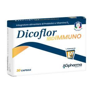 Integratore probiotico ibd immuno con vitamina d - 30 capsule per equilibrio flora intestinale e sistema immunitario