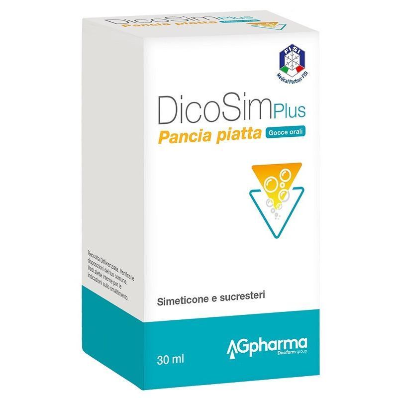 dicosim gocce orali dicosim plus 30 ml per la prevenzione e trattamento di coliche, dispepsia e disturbi gastrici - senza glutine - foto 1