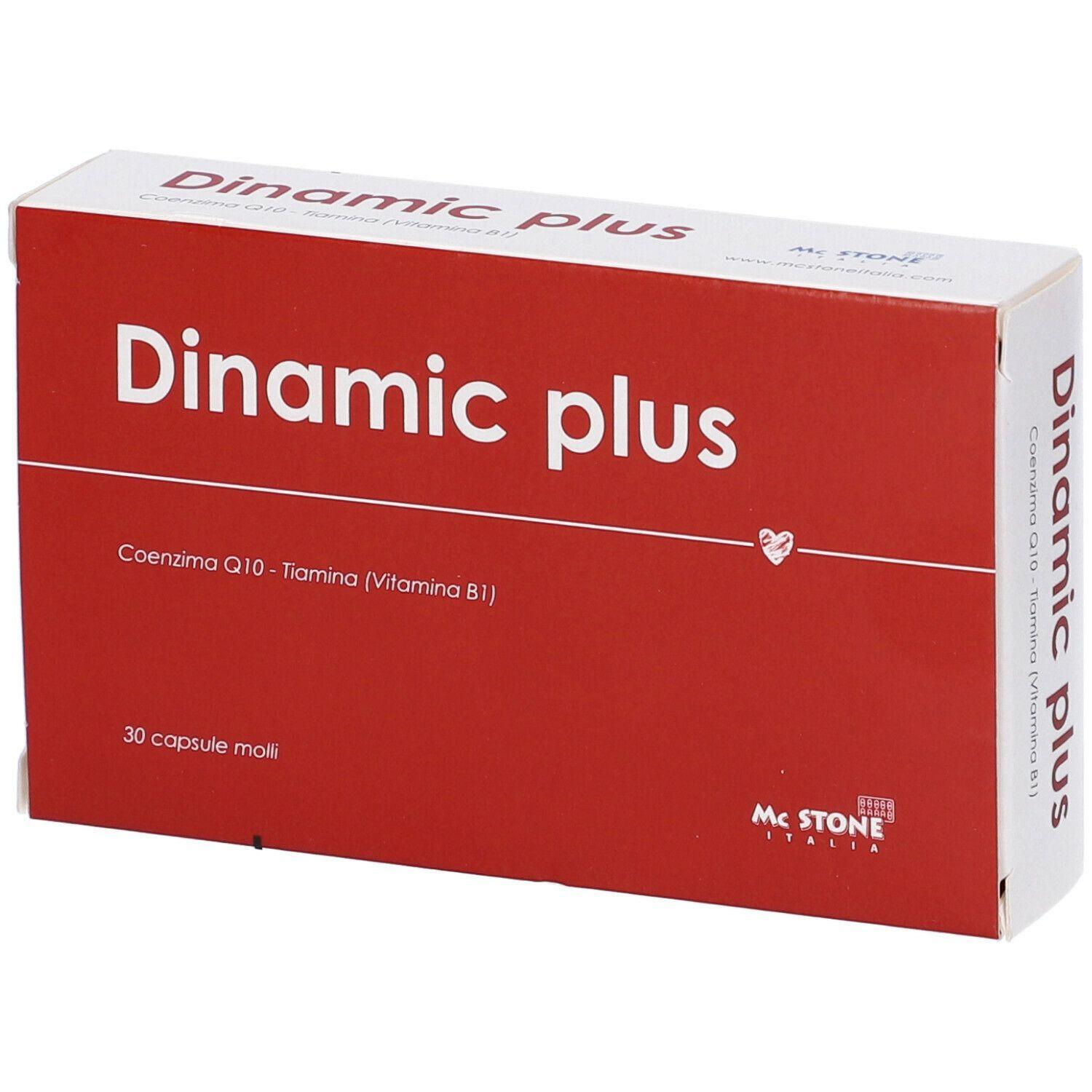 dinamic plus integratore dinamic plus 30 capsule molli con coenzima q10 per cuore, energia e benessere neurologico - foto 1