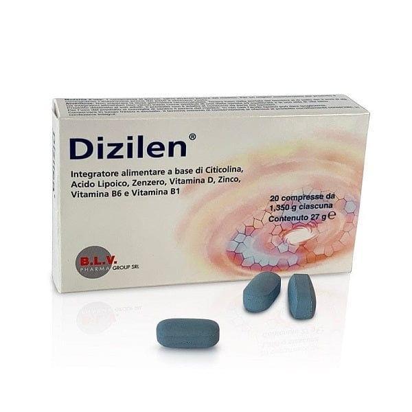 dizilen integratore alimentare dizilen 20 compresse con citicolina, acido lipoico, zenzero, vitamina d, zinco e vitamine b1 e b6 per metabolismo energetico e funzione immunitaria - foto 1
