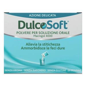 Polvere per soluzione orale - trattamento della stitichezza occasionale in bustine da 20 per ammorbidire le feci e facilitare l'evacuazione