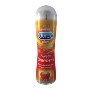 Gel lubrificante intimo aromatizzato alla fragola -  fragola 50 ml, a base acquosa e compatibile con profilattici, non ungente e facile da lavare
