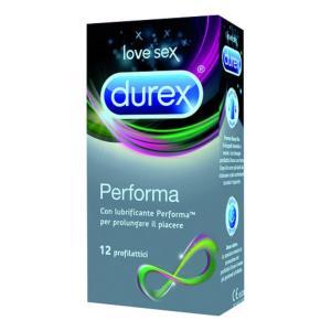Profilattici  lunga durata 12 pz con lubrificante performa ritardante per prolungare il piacere e protezione dalle malattie sessualmente trasmissibili