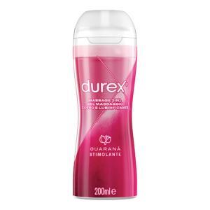 Gel massaggio corpo e lubrificante 2 in 1 con guaranà stimolante per un'esperienza appassionante, 200 ml