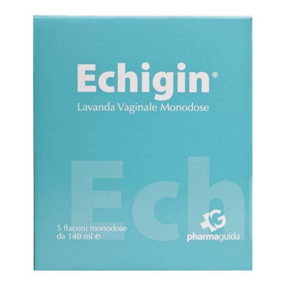 echigin lavanda vaginale monodose echigin 5 flaconi da 140 ml - azione detergente, deodorante e antialcalina per igiene intima femenile - foto 1