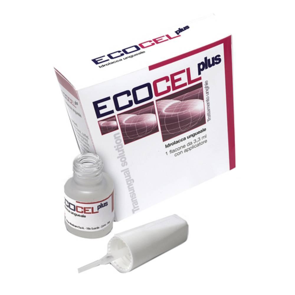 ecocel idrolacca ungueale ecocel plus 3,3ml per igiene e benessere di unghie di mani e piedi con climbazolo e octopirox - foto 1