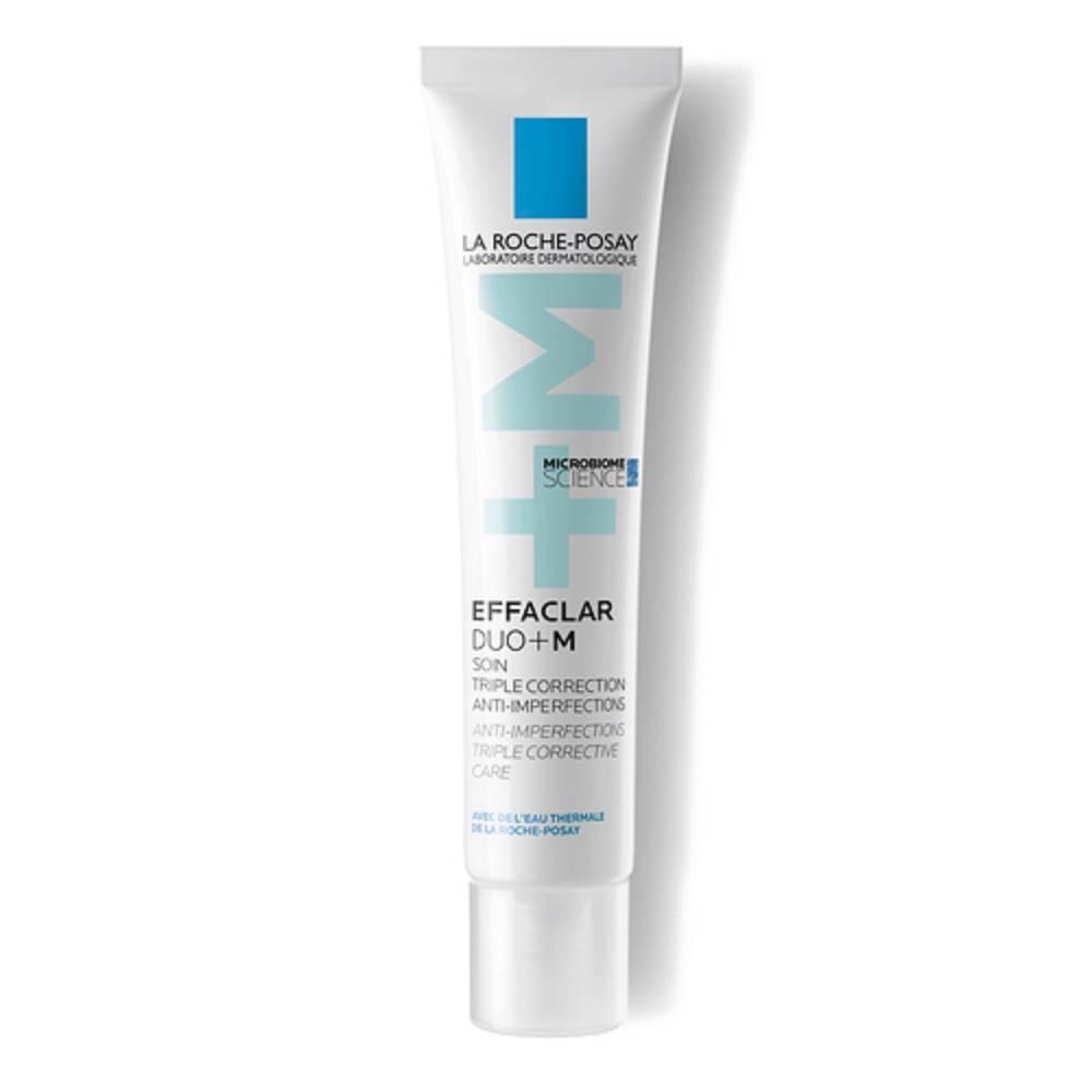 la roche posay trattamento tripla correzione anti-imperfezioni effaclar duo +m 40ml per pelle grassa e tendenza acneica, ipoallergenico e non comedogenico - foto 1