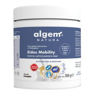 Integratore eidos mobility 300g per muscoli, ossa e articolazioni - bevanda solubile con proteine vegetali e collagene al gusto vaniglia