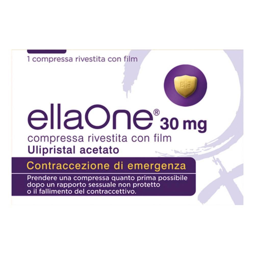 ellaone ellaone compressa rivestita per ridurre il rischio di gravidanza dopo un rapporto non protetto - foto 1