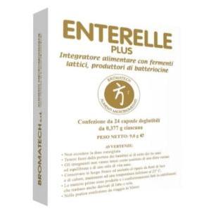 Integratore alimentare enterelle plus 24 capsule con fermenti lattici per l'equilibrio della flora intestinale e il benessere digestivo