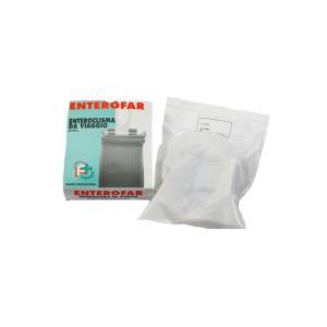Enteroclisma da viaggio in pvc per igiene intima femminile con sacca e cannule, completamente accessoriato e pratico da portare con sé
