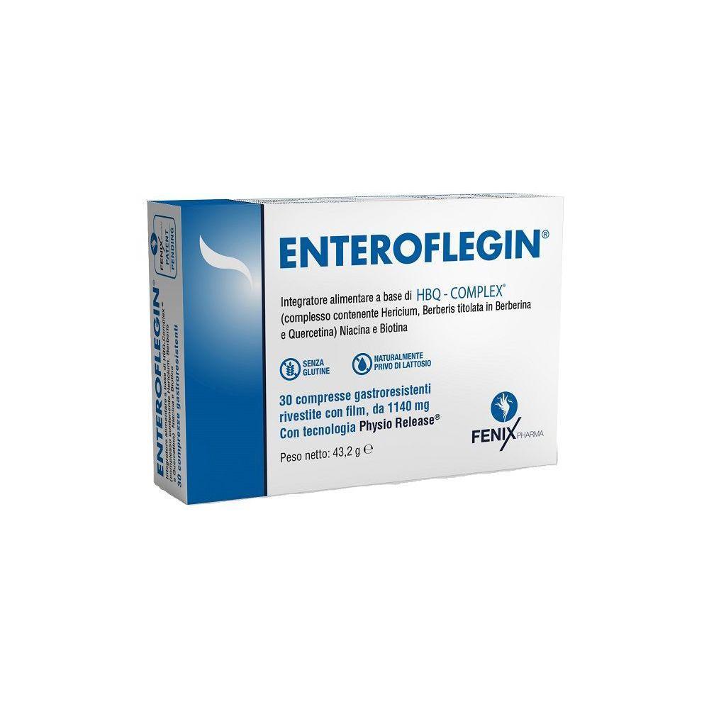 enteroflogin integratore alimentare enteroflegin 30 compresse con hbq-complex, biotina e niacina per metabolismo energetico e salute intestinale - foto 1