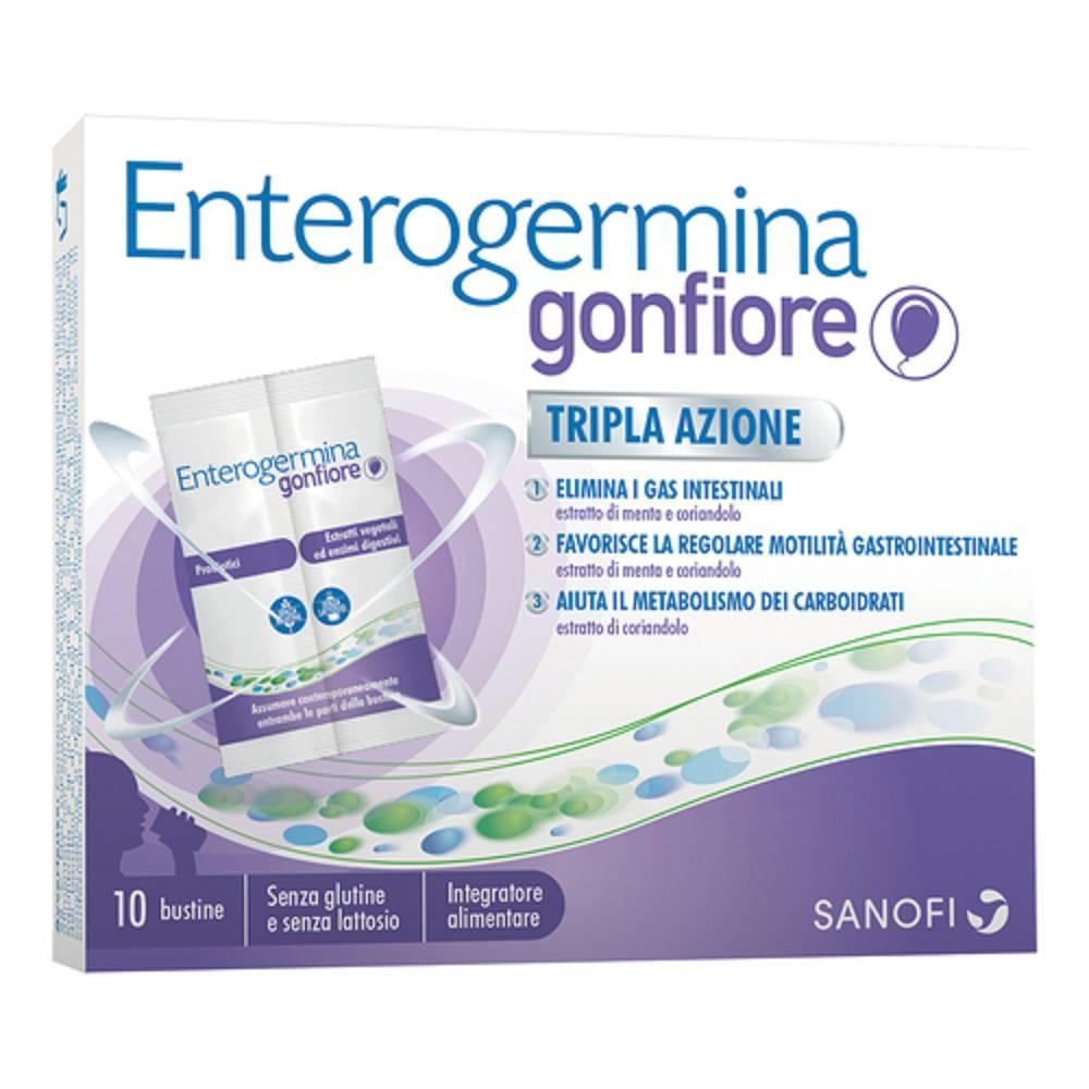 enterogermina integratore alimentare enterogermina per gonfiore intestinale - 10 bustine con probiotici e estratti vegetali per una digestione ottimale - foto 1 enterogermina integratore alimentare enterogermina per gonfiore intestinale - 10 bustine con probiotici e estratti vegetali per una digestione ottimale - foto 1